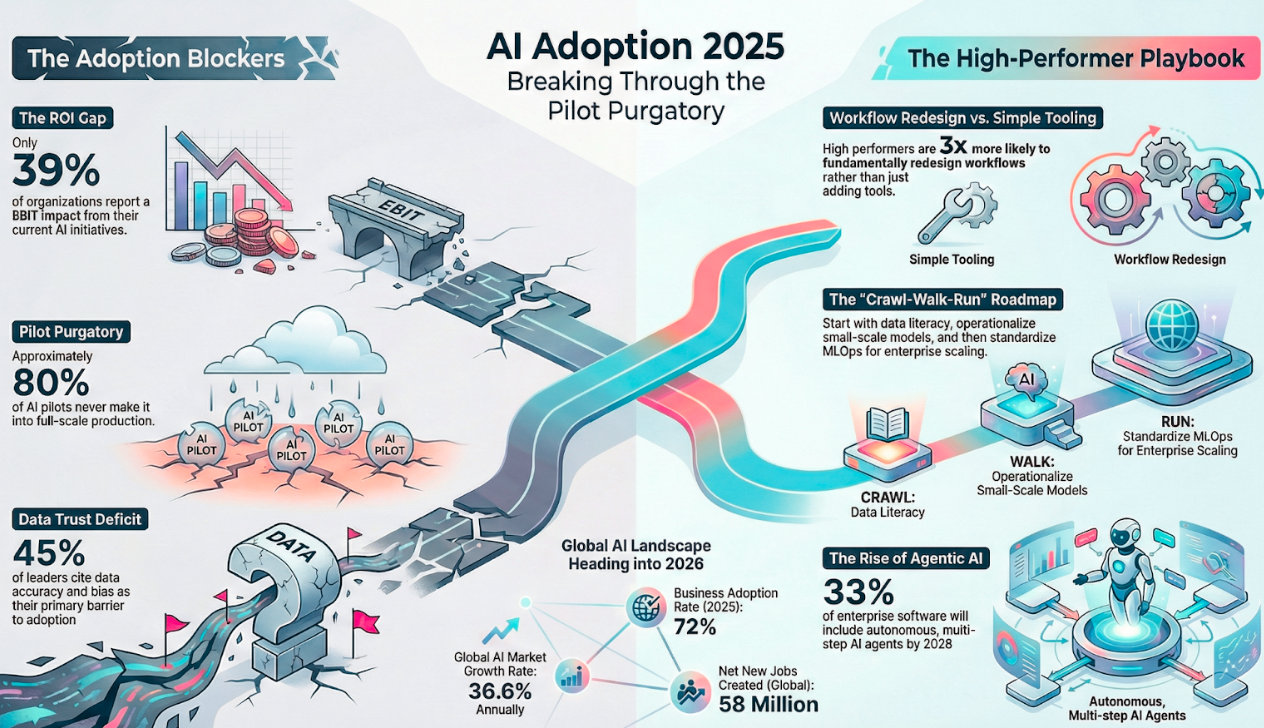 AI adoption challenges in 2026