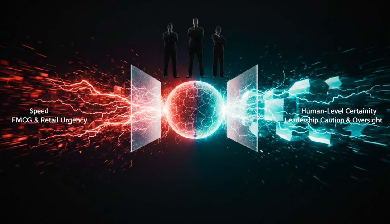 Why FMCG and Retail Leaders Are Still Watching AI Instead of Letting It Act